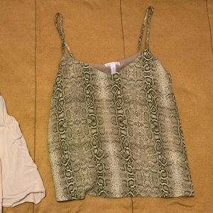 Leith Snakeskin Tanktop
